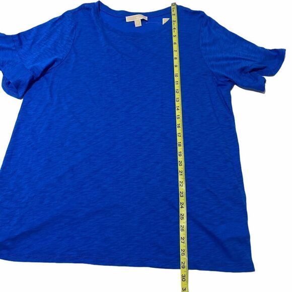 MICHAEL Michael Kors Flare Sleeve Slub Tee 0x Nwt - Picture 8 of 11